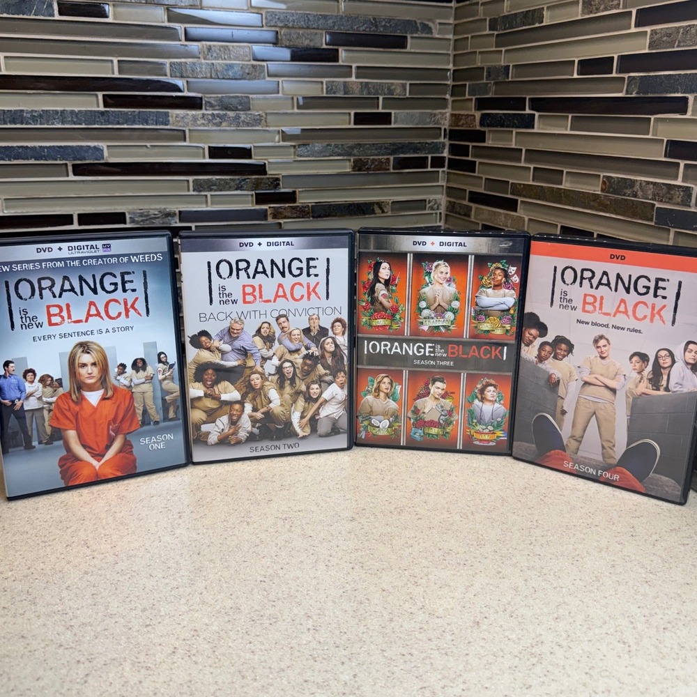 Orange Is the New Black DVD Seasons 1 2 3 4 Set Netflix Series Lionsgate TV Show